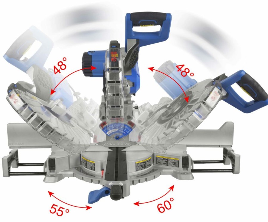 Power Tools * | Kobalt Miter Saws 12-In 15 Amps Dual Bevel Sliding Compound Corded Miter Saw