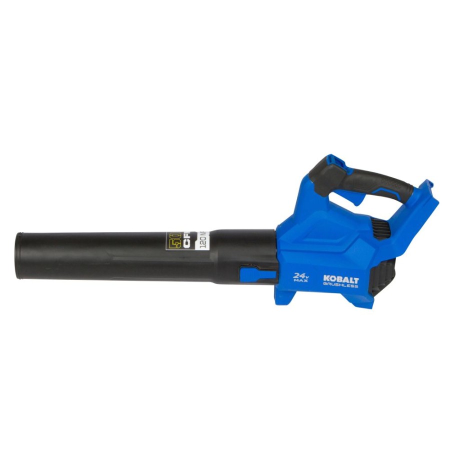 Outdoor Tools & Equipment * | Kobalt Cordless Electric Leaf Blowers 24-Volt Max 500-Cfm Brushless Handheld Cordless Electric Leaf Blower (Tool Only)