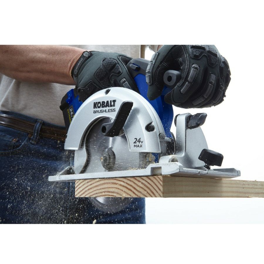 Power Tools * | Kobalt Circular Saws 24-Volt Max 6-1/2-In Brushless Cordless Circular Saw Circular Saw