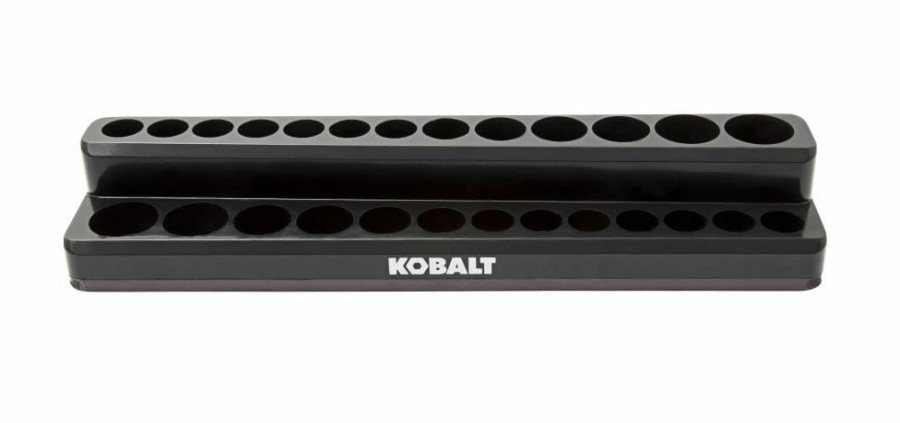 Tool Storage & Work Benches * | Kobalt Tool Storage Accessories Plastic Magnetic 1/4-Inch Drive Socket Storage