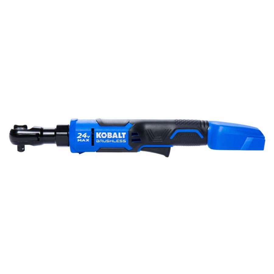 Power Tools * | Kobalt Impact Wrenches 24-Volt Max Variable Speed Brushless 3/8-In Drive Cordless Ratchet Wrench (Tool Only)