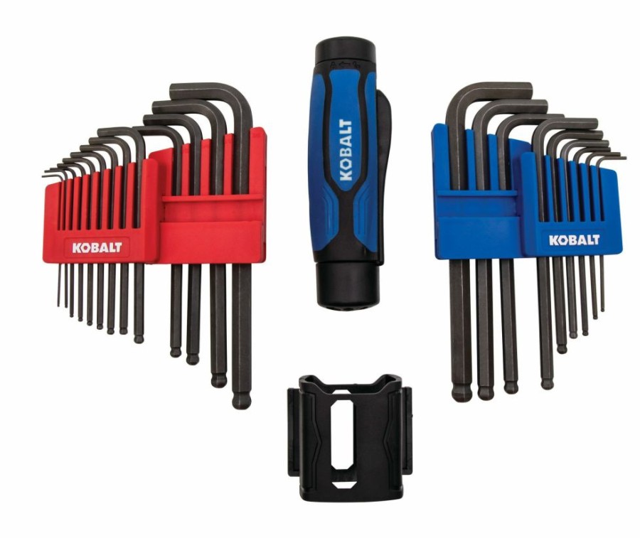 Hand Tools * | Kobalt Hex Keys & Torx Keys 22-Key Standard (Sae) And Metric Combination Hex Key Set