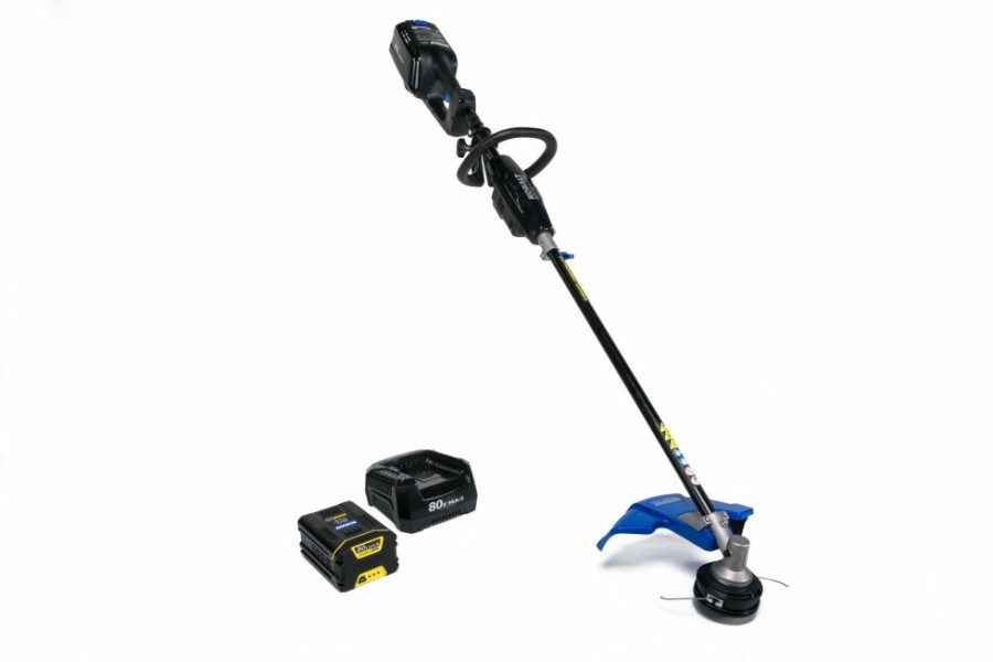 Outdoor Tools & Equipment * | Kobalt Cordless Electric String Trimmers 80-Volt Max 16-In Straight Cordless String Trimmer With Attachment Capable And (Battery Included)