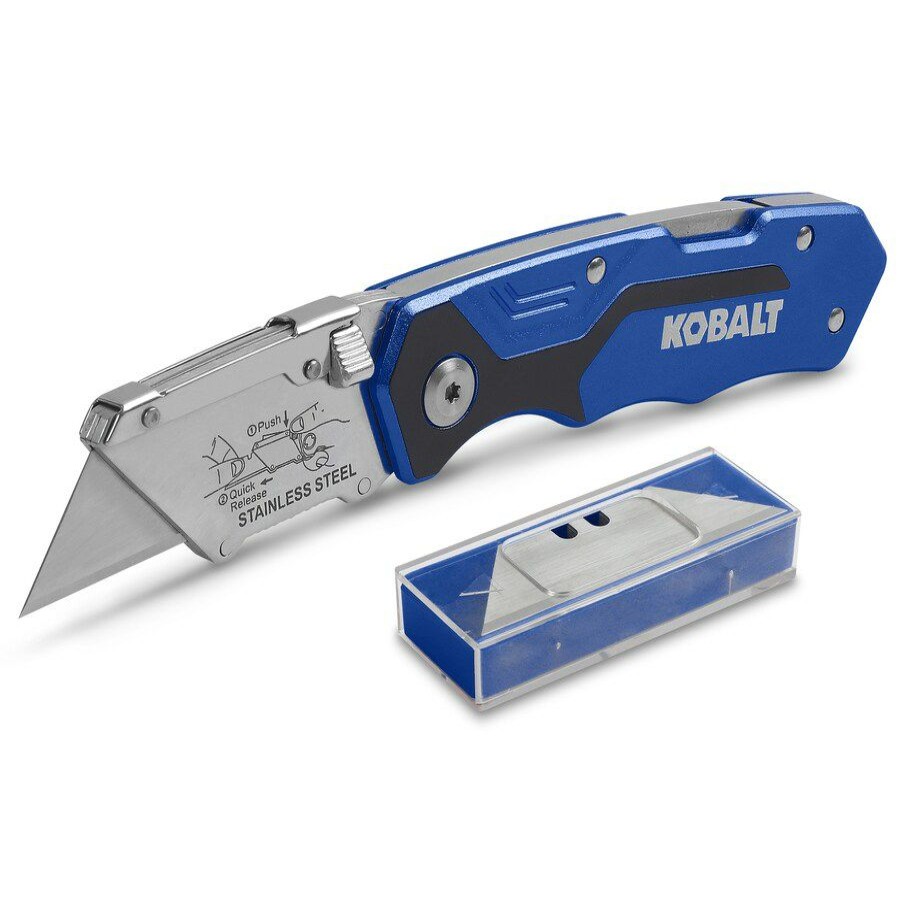 Hand Tools * | Kobalt Utility Knives 18Mm 11-Blade Folding Utility Knife