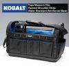 Tool Storage & Work Benches * | Kobalt Tool Bags Plumbing Tool Bag With Caddy Black, Blue Polyester 12.99-In