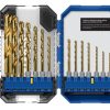 Power Tool Accessories * | Kobalt Twist Drill Bits 14-Piece Assorted X Set Titanium Coated Hss Twist Drill Bit Set