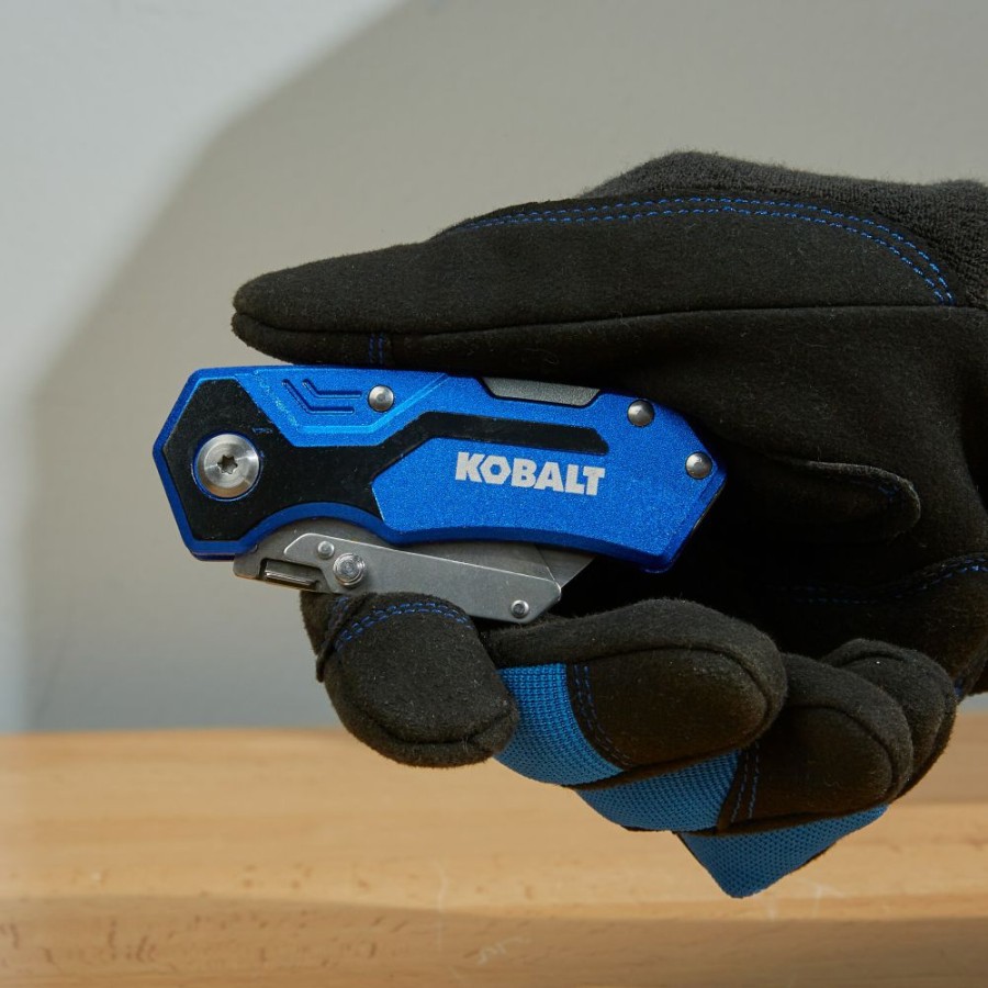 Hand Tools * | Kobalt Utility Knives Kobalt Compact Lockback Knife 18Mm 1-Blade Folding Utility Knife