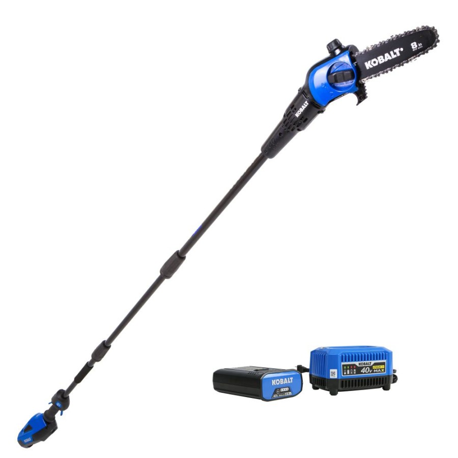 Outdoor Tools & Equipment * | Kobalt Cordless Electric Pole Saws 40-Volt Max 8-In Cordless Electric Pole Saw (Battery & Charger Included)