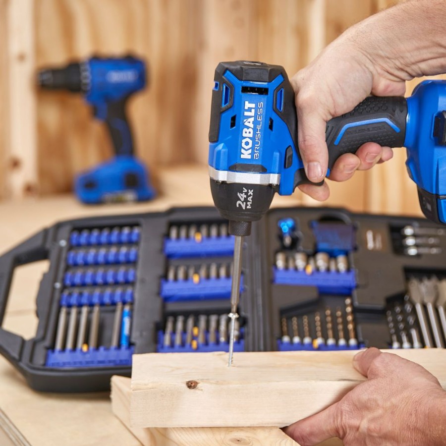 Power Tool Accessories * | Kobalt Screwdriver Bits Set Shank Screwdriver Bit Set (106-Piece)