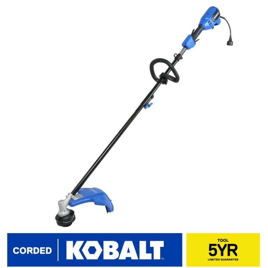 Outdoor Tools & Equipment * | Kobalt Corded Electric String Trimmers 10-Amp 18-In Corded Electric String Trimmer With Attachment Capability