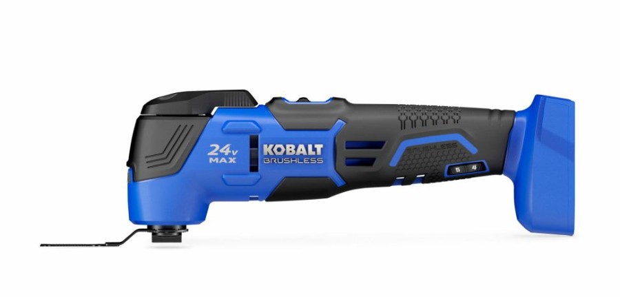 Power Tools * | Kobalt Oscillating Tool Kits 18-Piece Brushless 24-Volt Max Variable Speed Oscillating Multi-Tool Kit With Soft Case