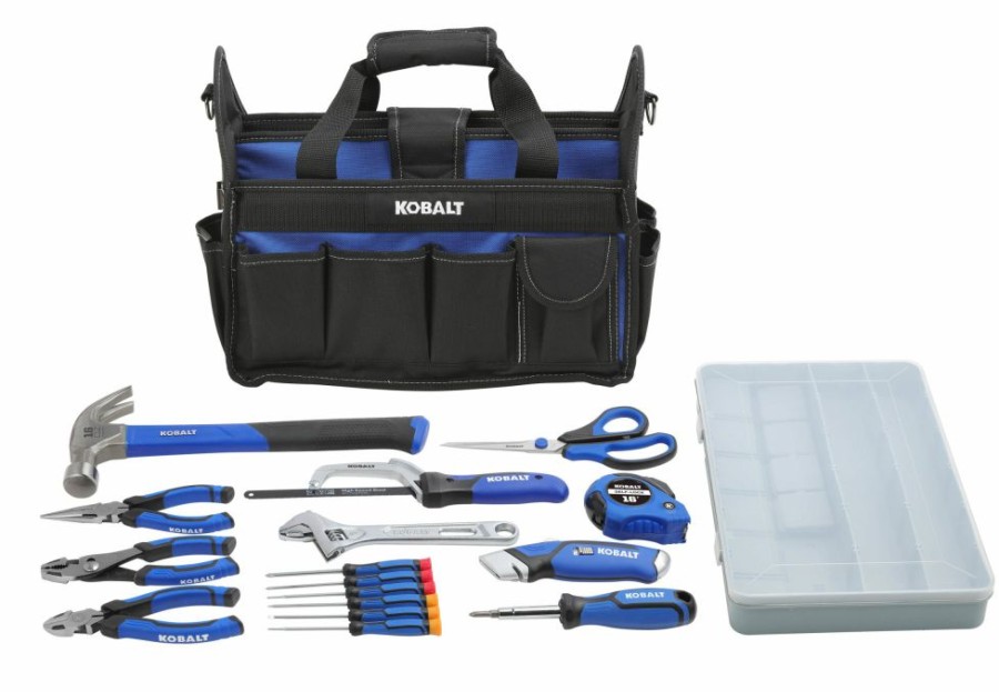 Hand Tools * | Kobalt Household Tool Sets Kobalt 22Pc Tool Bag Set