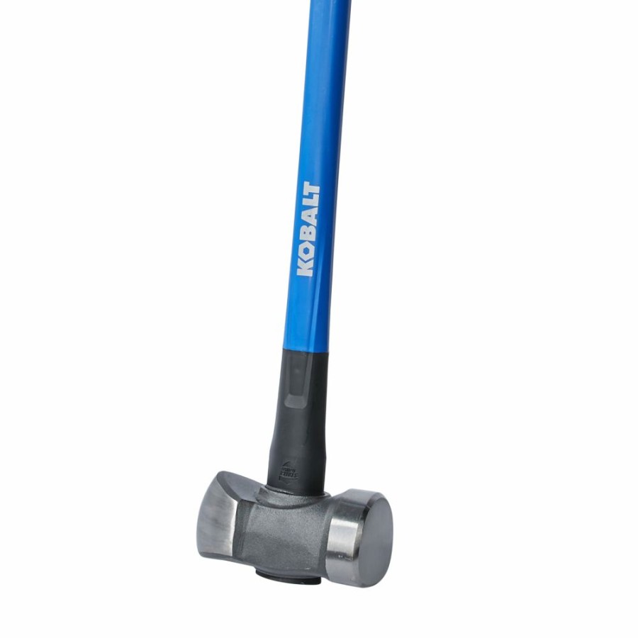 Hand Tools * | Kobalt Hammers 10-Lb Polished Face Steel Head Fiberglass Sledge Hammer