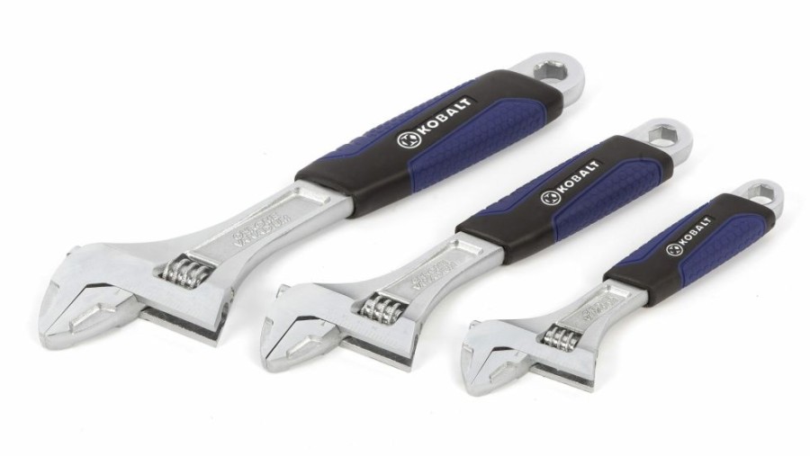 Hand Tools * | Kobalt Household Tool Sets 3-Piece Adjustable Wrench Set