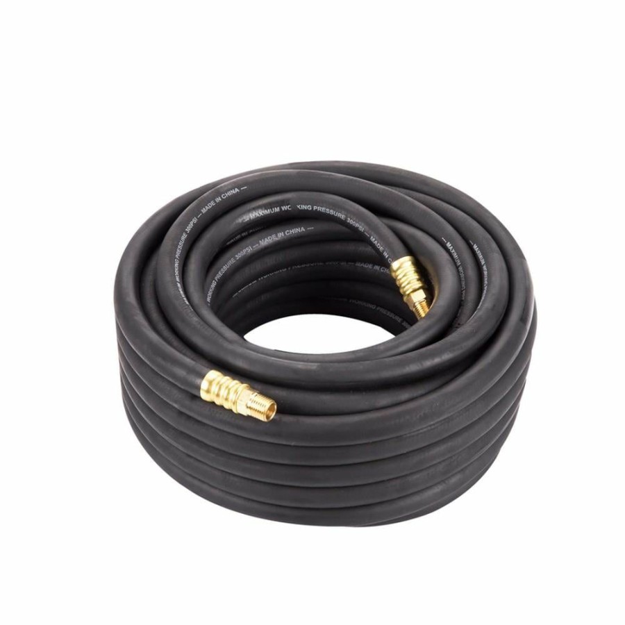 Air Tools & Compressors * | Kobalt Air Compressor Hoses 3/8-In 50-Ft Rubber Air Hose