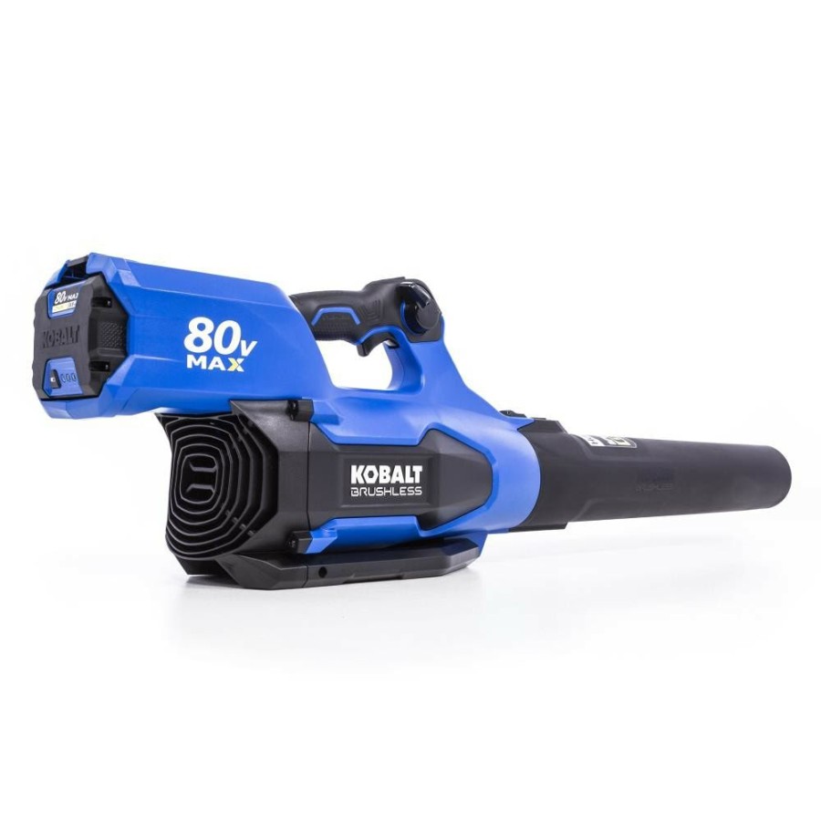 Outdoor Tools & Equipment * | Kobalt Cordless Electric Leaf Blowers 80-Volt Max 630-Cfm Brushless Handheld Cordless Electric Leaf Blower 2.5 Ah (Battery & Charger Included)