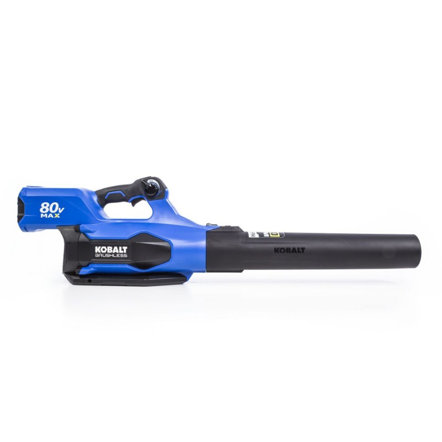 Outdoor Tools & Equipment * | Kobalt Cordless Electric Leaf Blowers 80-Volt Max 630-Cfm Brushless Handheld Cordless Electric Leaf Blower (Tool Only)