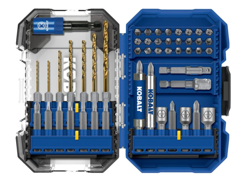 Power Tool Accessories * | Kobalt Screwdriver Bits Set Hex Shank Screwdriver Bit Set (50-Piece)