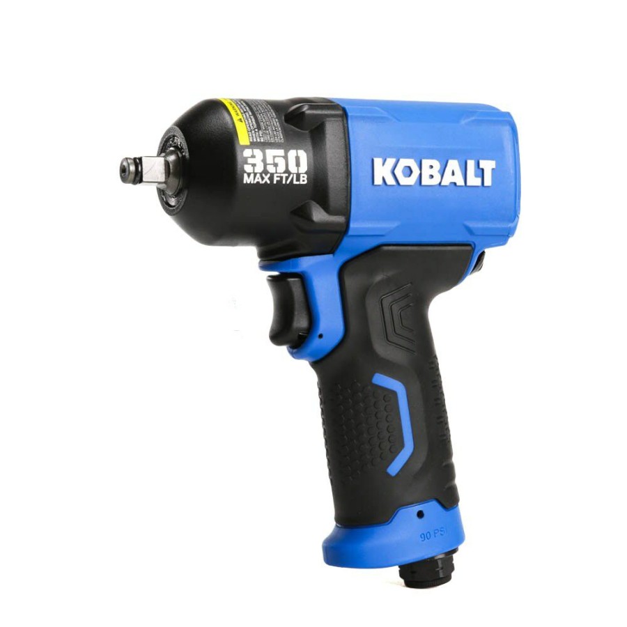 Air Tools & Compressors * | Kobalt Air Impact Wrenches 0.375-In 350-Ft Air Impact Wrench