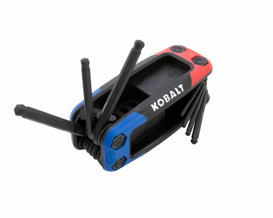 Hand Tools * | Kobalt Hex Keys & Torx Keys 17-Key Standard (Sae) And Metric Combination Folding Hex Key Set