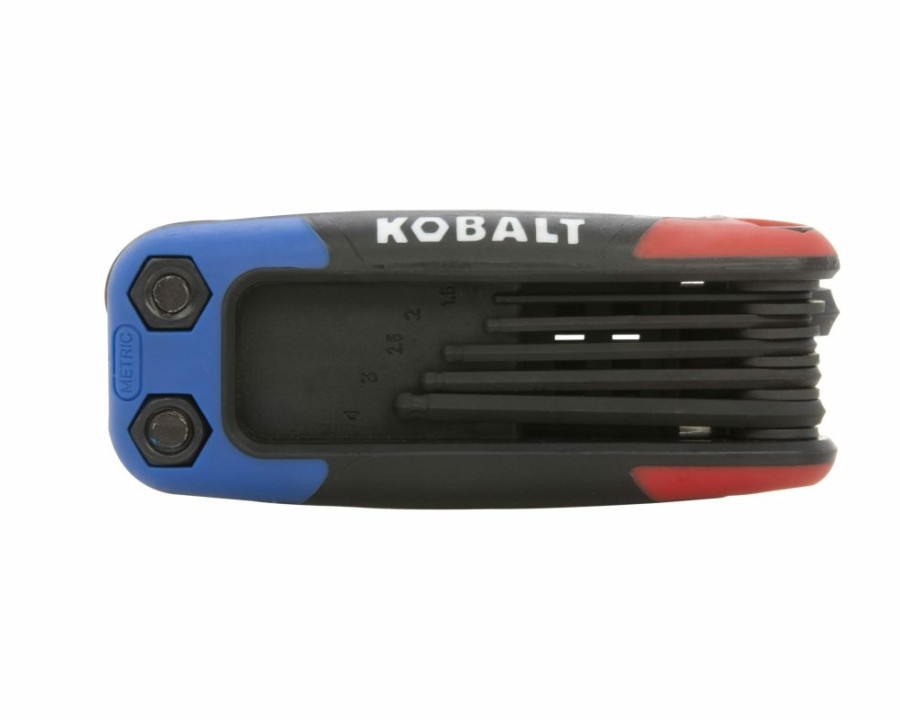 Hand Tools * | Kobalt Hex Keys & Torx Keys 17-Key Standard (Sae) And Metric Combination Folding Hex Key Set