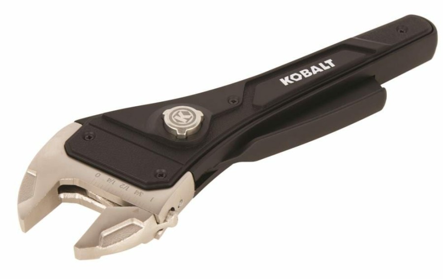 Hand Tools * | Kobalt Adjustable Wrenches Rapid Adjust 8-In Steel And Plastic Adjustable Wrench