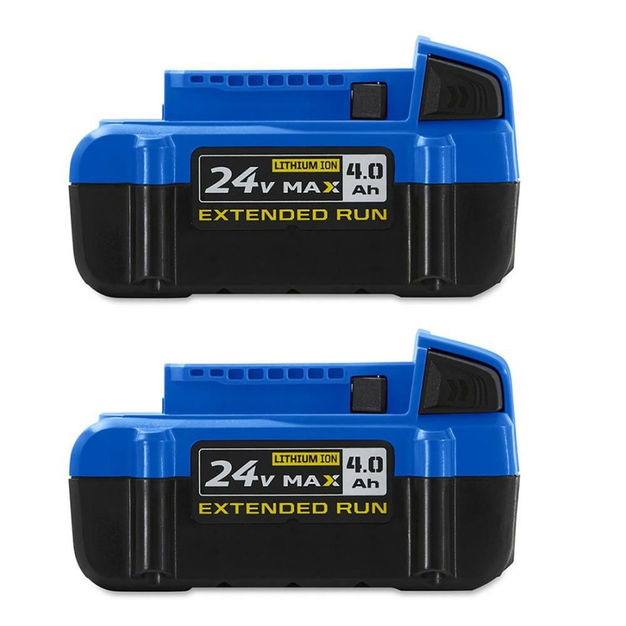 Power Tool Accessories * | Kobalt Power Tool Batteries & Chargers 24-Volt Max 2-Pack 4 Amp-Hour; 4 Amp-Hour Lithium Power Tool Battery