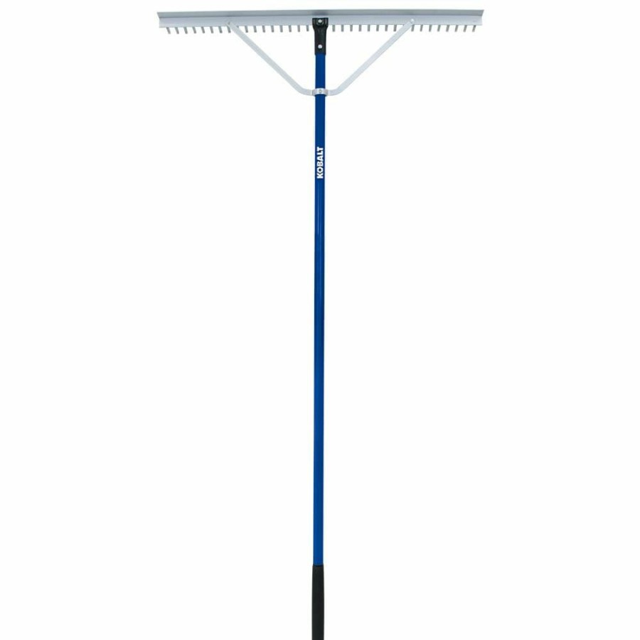 Outdoor Tools & Equipment * | Kobalt Lawn & Leaf Rakes Kobalt Aluminum Landscape Rake