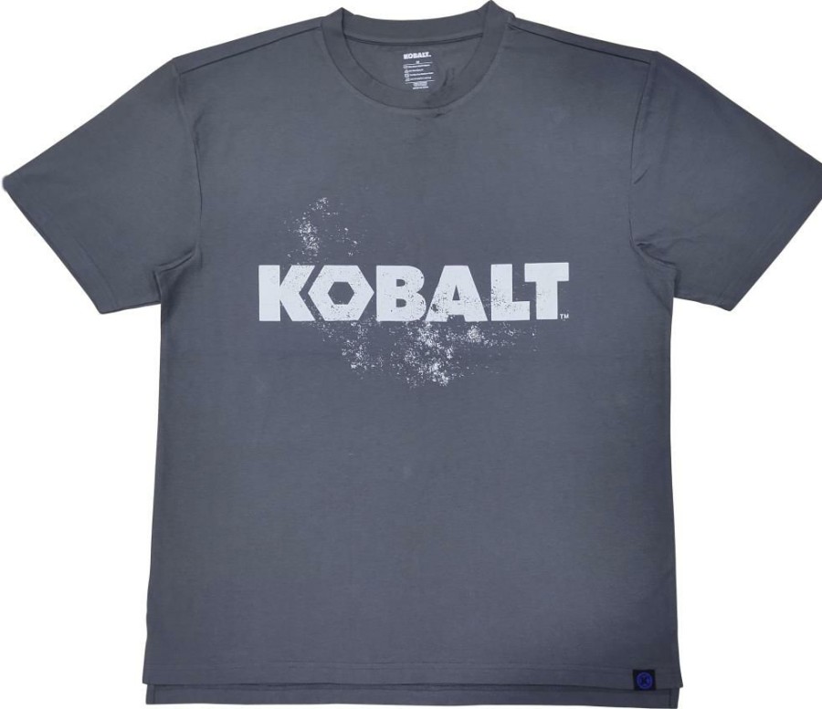 Workwear * | Kobalt Work Shirts Men'S Large Textured Cotton Short Sleeve Graphic T-Shirt Work Shirt