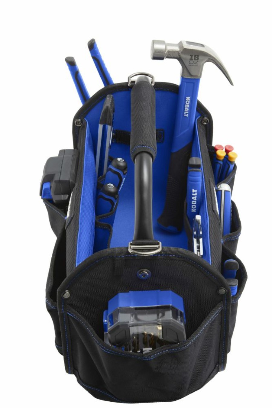 Tool Storage & Work Benches * | Kobalt Tool Bags Blue Black Polyester 15-In Tool Tote