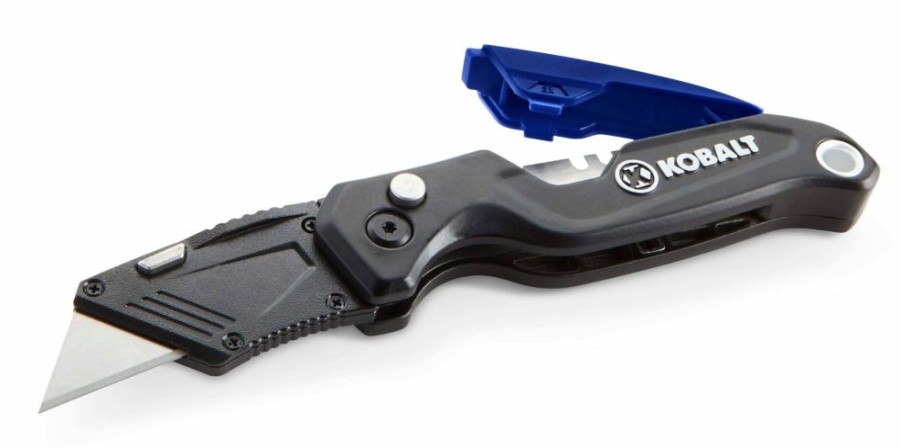 Hand Tools * | Kobalt Utility Knives Speed Release 10-Blade Folding Utility Knife With On Tool Blade Storage