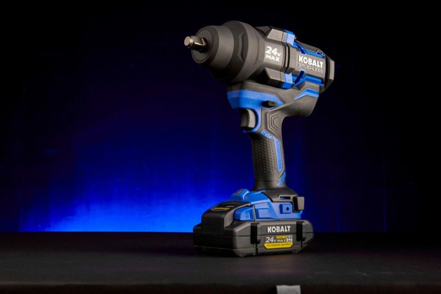 Power Tools * | Kobalt Impact Wrenches 24-Volt Xtr Variable Speed Brushless 1/2-In Drive Cordless Impact Wrench (1-Battery Included)