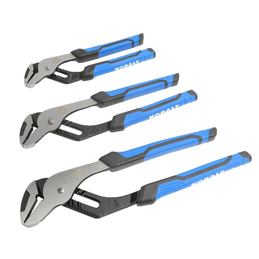 Hand Tools * | Kobalt 3Pc Groove Joint Pliers 10-In Tongue And Groove Pliers