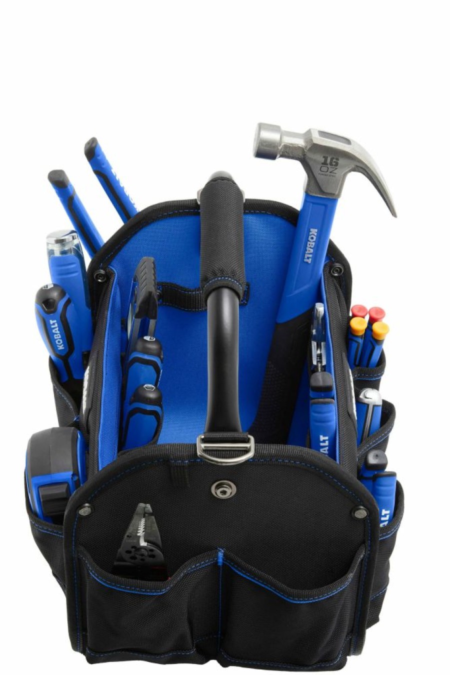 Tool Storage & Work Benches * | Kobalt Tool Bags Blue Black Polyester 12-In Tool Tote