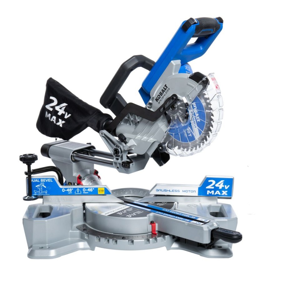 Power Tools * | Kobalt Miter Saws 24-Volt 7-1/4-In Miter Saw Bare Tool