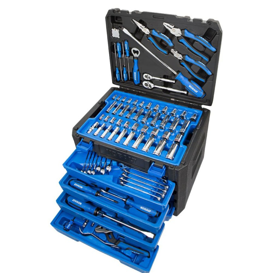 Hand Tools * | Kobalt Household Tool Sets 100-Piece Household Tool Set With Hard Case