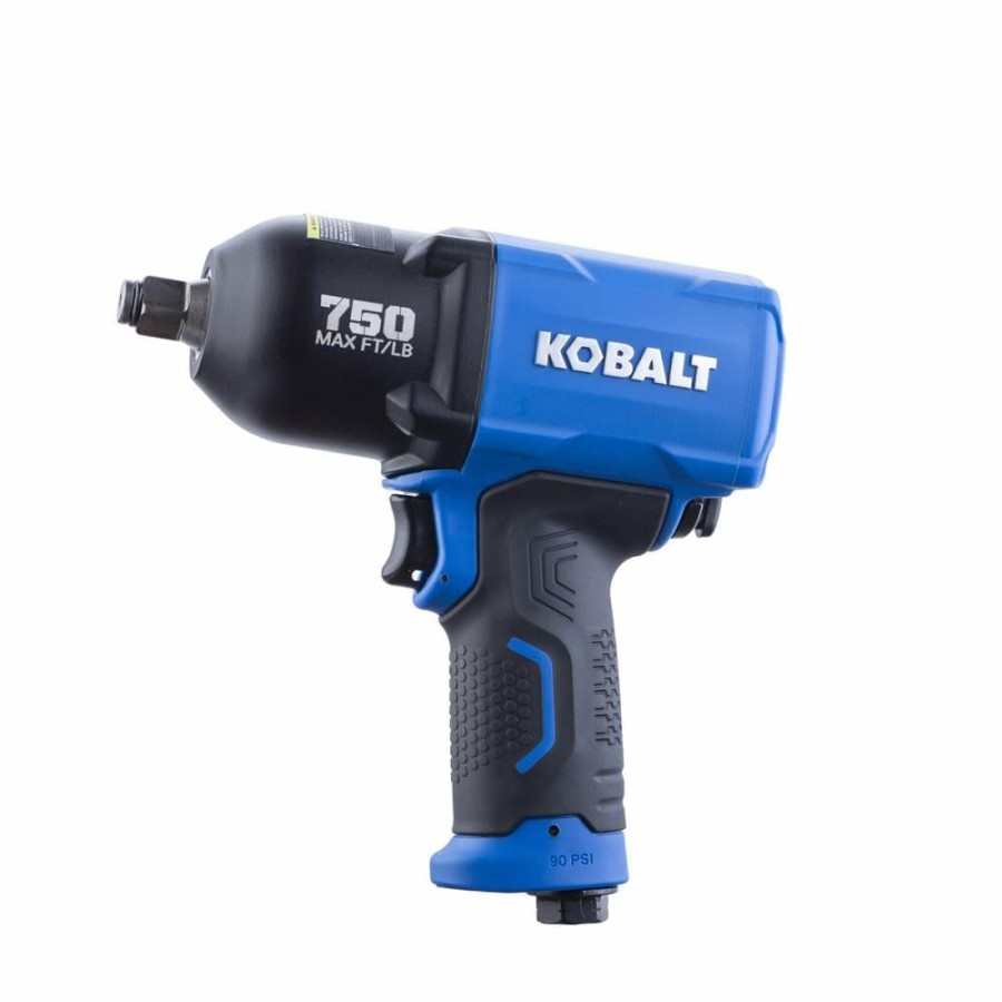 Air Tools & Compressors * | Kobalt Air Impact Wrenches 0.5-In 750-Ft Air Impact Wrench