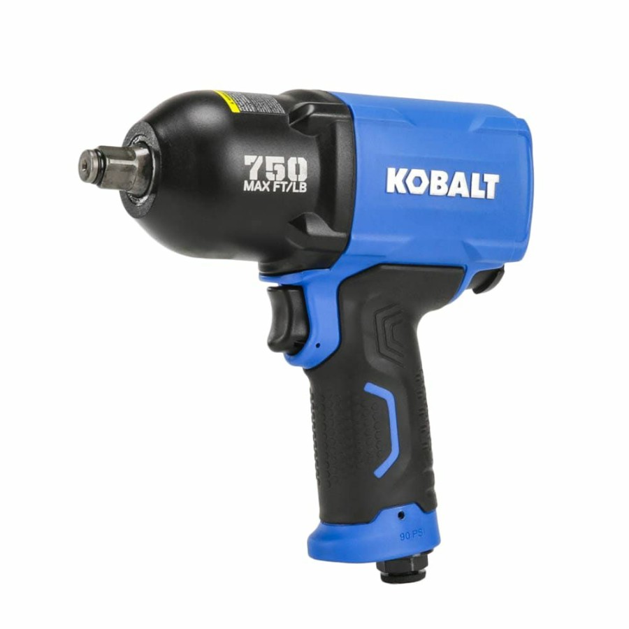 Air Tools & Compressors * | Kobalt Air Impact Wrenches 0.5-In 750-Ft Air Impact Wrench