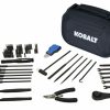 Power Tool Accessories * | Kobalt Screwdriver Bits Master Hobbyist Tool Set Steel Hex Shank Screwdriver Bit Set Screwdriver (73-Piece)