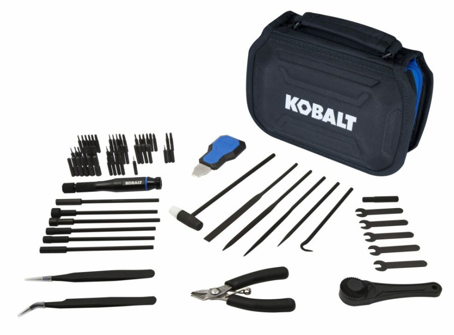 Power Tool Accessories * | Kobalt Screwdriver Bits Master Hobbyist Tool Set Steel Hex Shank Screwdriver Bit Set Screwdriver (73-Piece)