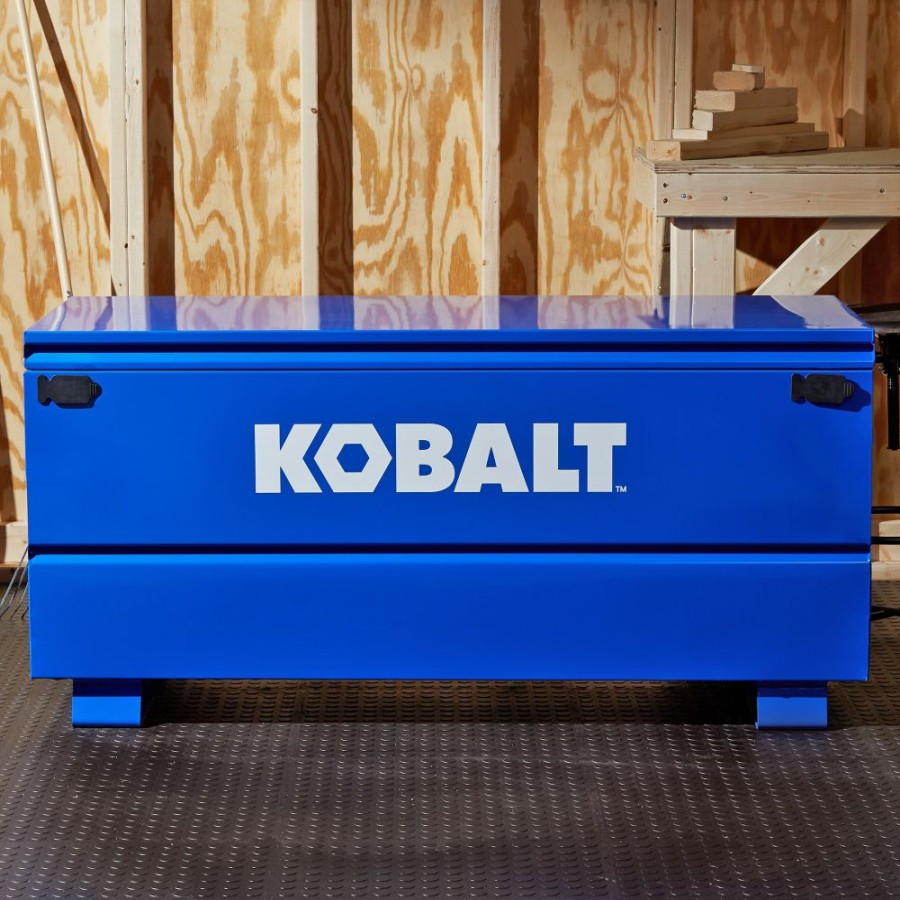 Tool Storage & Work Benches * | Kobalt Jobsite Boxes 24-In W X 60-In L X 28-In Steel Jobsite Box