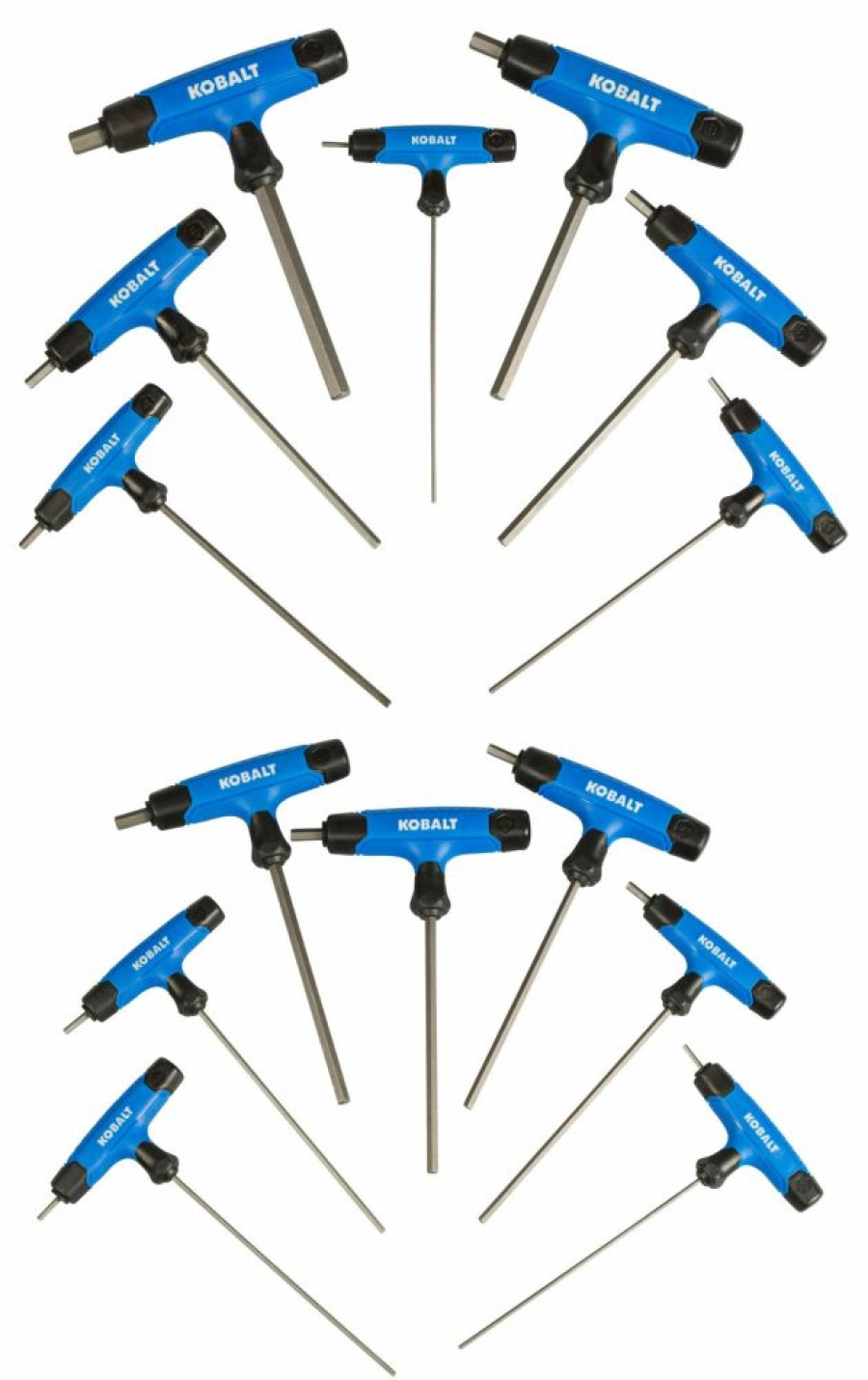 Hand Tools * | Kobalt Hex Keys & Torx Keys 14-Key Standard (Sae) And Metric Combination Hex Key Set