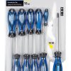 Hand Tools * | Kobalt Screwdrivers 10-Piece Plastic Handle Magnetic Set Screwdriver Set