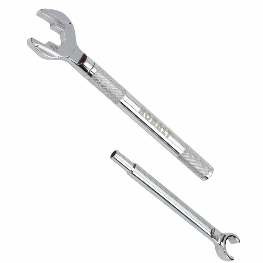 Plumbing Tools & Cements * | Kobalt Plumbing Wrenches & Specialty Tools 2-In-1 Plumbers Wrench