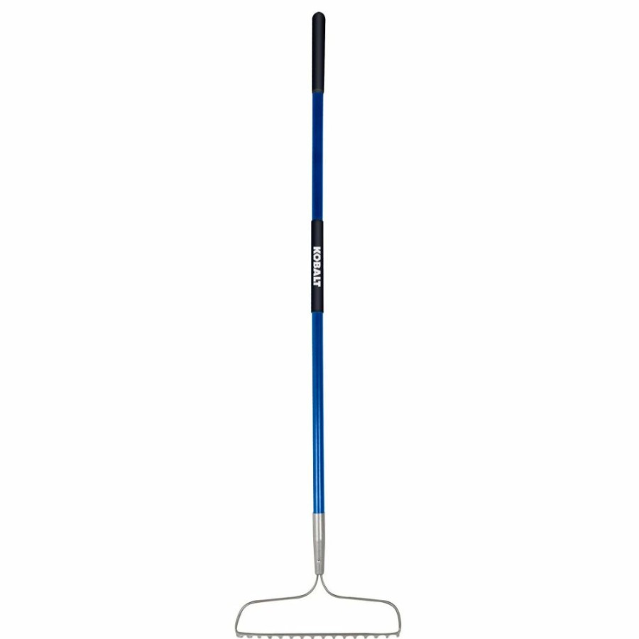 Outdoor Tools & Equipment * | Kobalt Garden Rakes 54-In L Fiberglass-Handle Steel Garden Rake