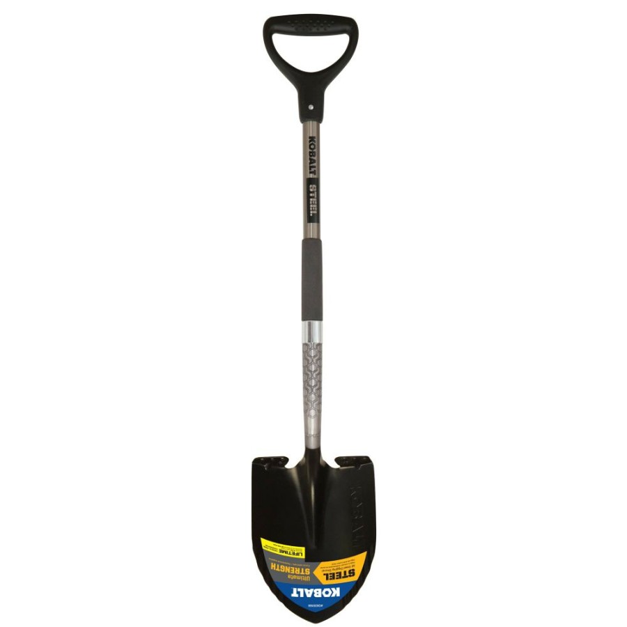 Outdoor Tools & Equipment * | Kobalt Shovels & Spades 20.5-In Steel D-Handle Digging Shovel