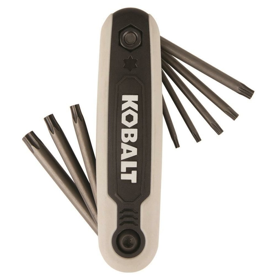 Hand Tools * | Kobalt Hex Keys & Torx Keys 8-Key Folding Torx Key Set